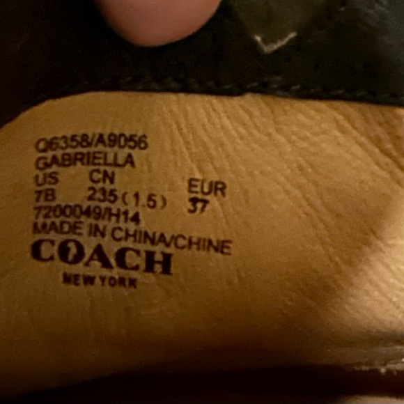 Coach Leather Shearling Ankle Boot - Picture 6 of 6